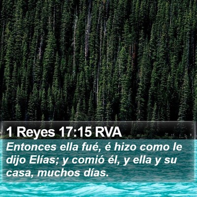 1 Reyes 17:15 RVA Bible Verse Image
