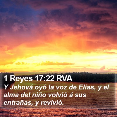 1 Reyes 17:22 RVA Bible Verse Image