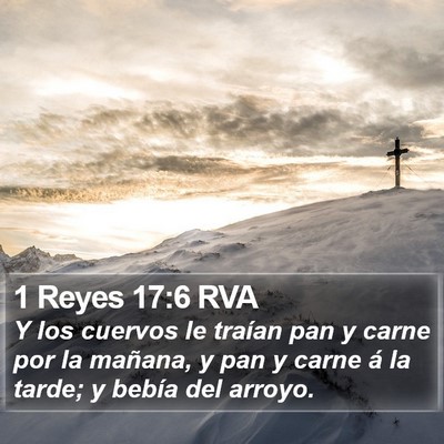 1 Reyes 17:6 RVA Bible Verse Image