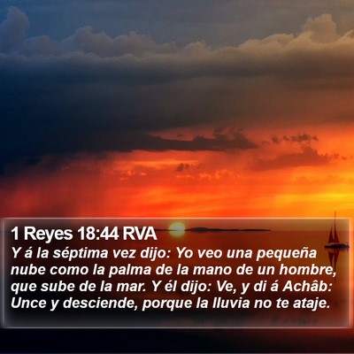 1 Reyes 18:44 RVA Bible Verse Image