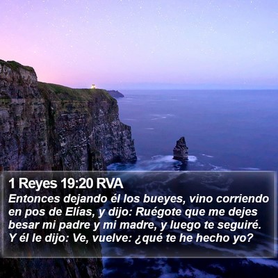 1 Reyes 19:20 RVA Bible Verse Image