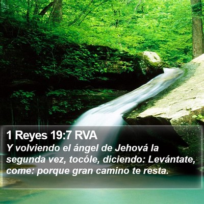 1 Reyes 19:7 RVA Bible Verse Image