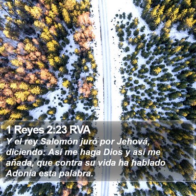 1 Reyes 2:23 RVA Bible Verse Image