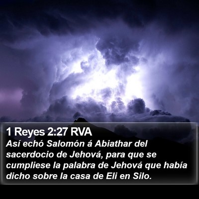 1 Reyes 2:27 RVA Bible Verse Image