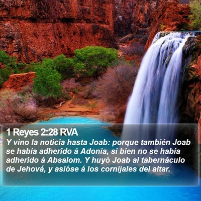1 Reyes 2:28 RVA Bible Verse Image