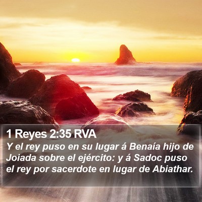 1 Reyes 2:35 RVA Bible Verse Image