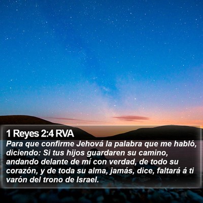 1 Reyes 2:4 RVA Bible Verse Image