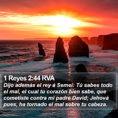 1 Reyes 2:44 RVA Bible Verse Image