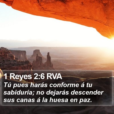 1 Reyes 2:6 RVA Bible Verse Image