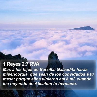 1 Reyes 2:7 RVA Bible Verse Image