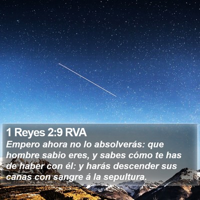 1 Reyes 2:9 RVA Bible Verse Image