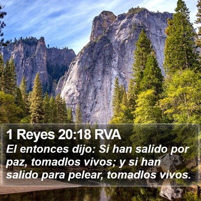 1 Reyes 20:18 RVA Bible Verse Image