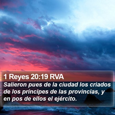 1 Reyes 20:19 RVA Bible Verse Image