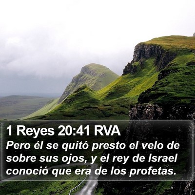 1 Reyes 20:41 RVA Bible Verse Image