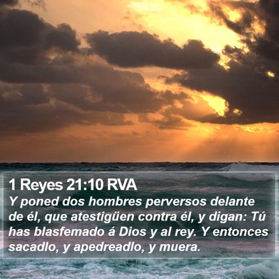 1 Reyes 21:10 RVA Bible Verse Image