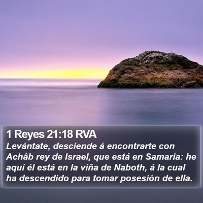 1 Reyes 21:18 RVA Bible Verse Image