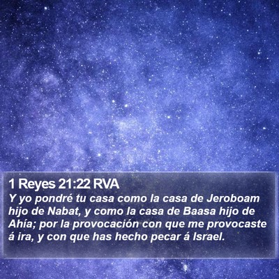 1 Reyes 21:22 RVA Bible Verse Image
