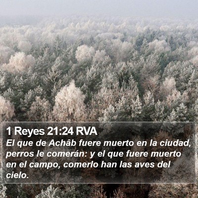 1 Reyes 21:24 RVA Bible Verse Image