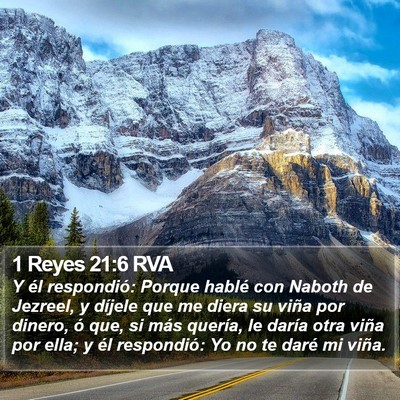 1 Reyes 21:6 RVA Bible Verse Image