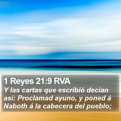 1 Reyes 21:9 RVA Bible Verse Image