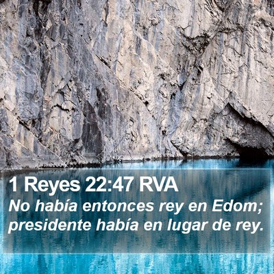 1 Reyes 22:47 RVA Bible Verse Image