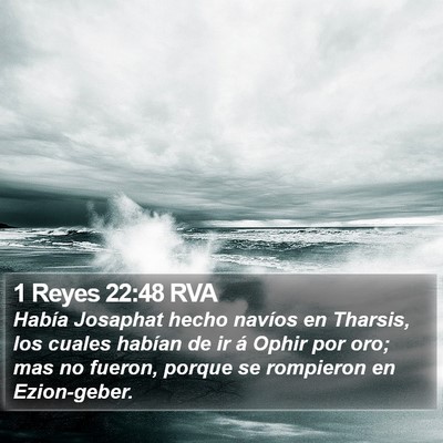 1 Reyes 22:48 RVA Bible Verse Image