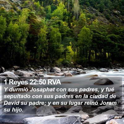 1 Reyes 22:50 RVA Bible Verse Image