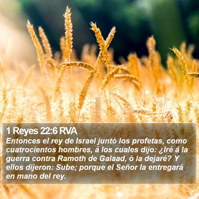1 Reyes 22:6 RVA Bible Verse Image