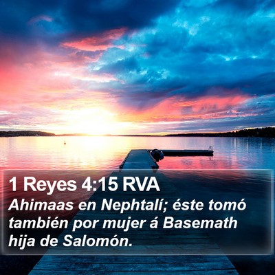 1 Reyes 4:15 RVA Bible Verse Image