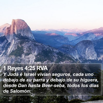 1 Reyes 4:25 RVA Bible Verse Image