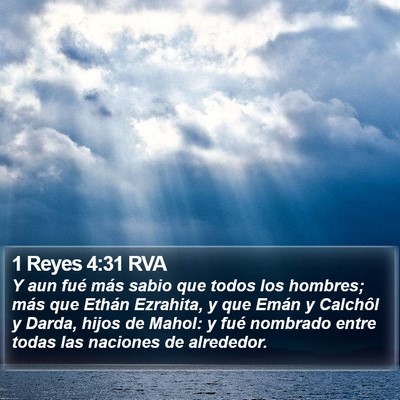 1 Reyes 4:31 RVA Bible Verse Image
