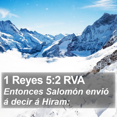 1 Reyes 5:2 RVA Bible Verse Image