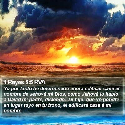 1 Reyes 5:5 RVA Bible Verse Image