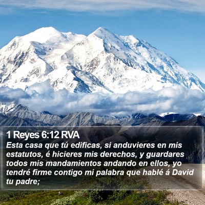 1 Reyes 6:12 RVA Bible Verse Image
