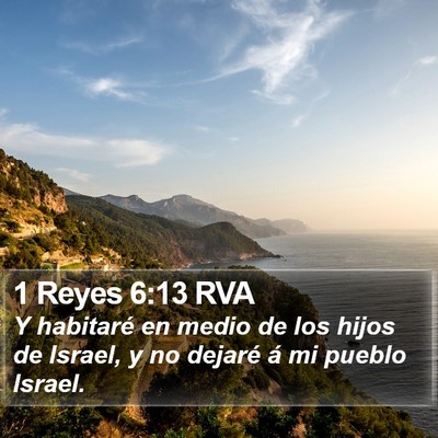 1 Reyes 6:13 RVA Bible Verse Image