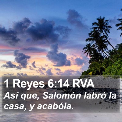 1 Reyes 6:14 RVA Bible Verse Image