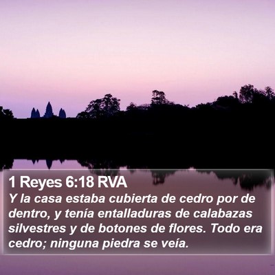 1 Reyes 6:18 RVA Bible Verse Image