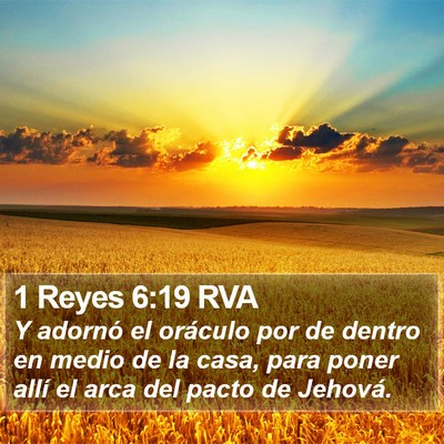 1 Reyes 6:19 RVA Bible Verse Image