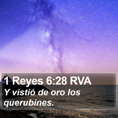 1 Reyes 6:28 RVA Bible Verse Image