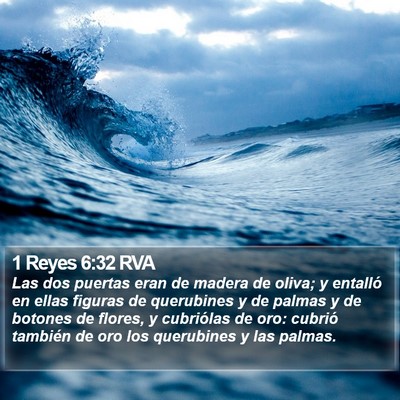 1 Reyes 6:32 RVA Bible Verse Image