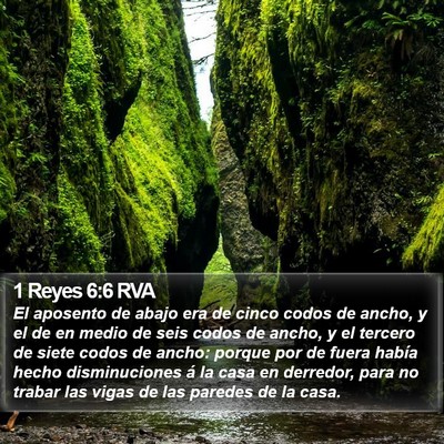 1 Reyes 6:6 RVA Bible Verse Image