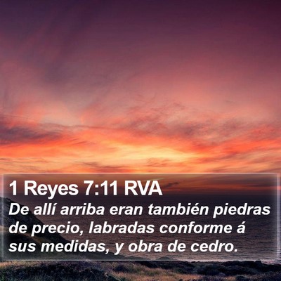 1 Reyes 7:11 RVA Bible Verse Image
