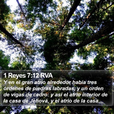 1 Reyes 7:12 RVA Bible Verse Image