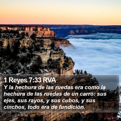 1 Reyes 7:33 RVA Bible Verse Image