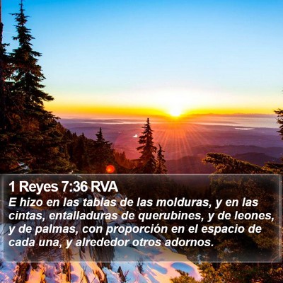 1 Reyes 7:36 RVA Bible Verse Image