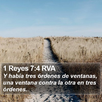 1 Reyes 7:4 RVA Bible Verse Image