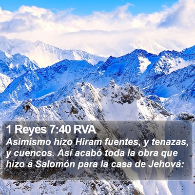 1 Reyes 7:40 RVA Bible Verse Image