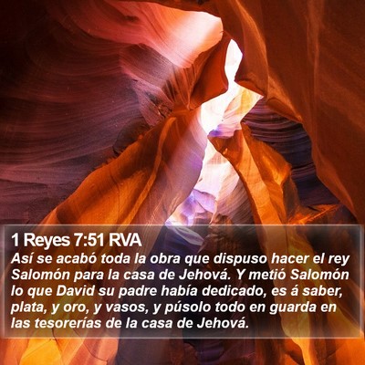 1 Reyes 7:51 RVA Bible Verse Image