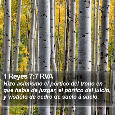1 Reyes 7:7 RVA Bible Verse Image