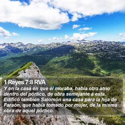 1 Reyes 7:8 RVA Bible Verse Image